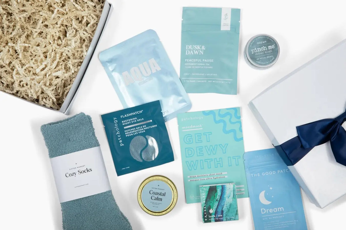 Cozy Cloud Socks - Stone Blue