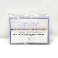Trust Your Intuition ⎮ Gemstone Intention Bracelet