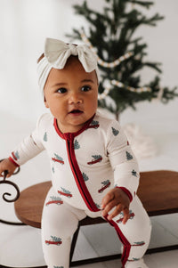 Holiday Footie Romper Bamboo Sleepwear Pajamas