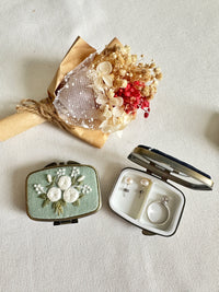 Floral Embroidered MiniJewelry