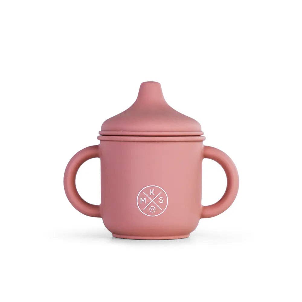 Silicone Sippy Cup with lid and handles