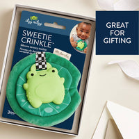 Frog Sweetie Crinkle Teether