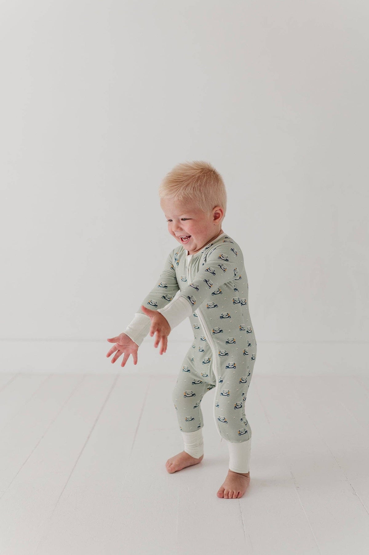 Babysprouts Long Sleeve Zip Romper