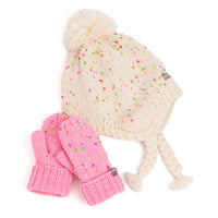 Speckled Knit Mittens