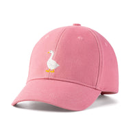 Kids Baseball Sun Hat, Silly Goose Patch, Girls 3-7, 7-12