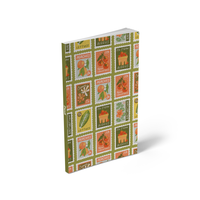 Garden Stamps  Soft Touch Classic Layflat Notebook LFC2213L