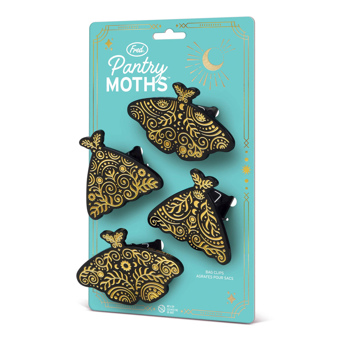 Pantry Moths Bag Clips, Set of 4