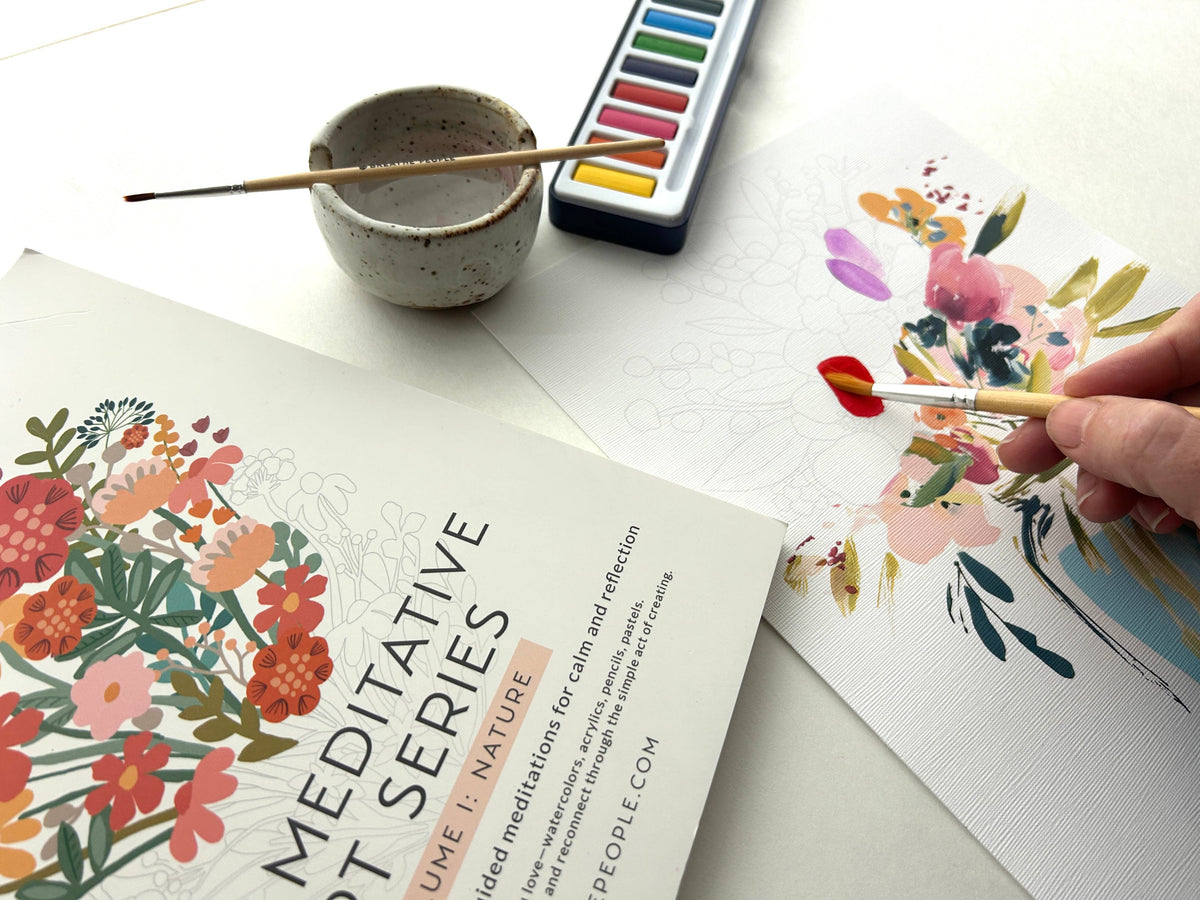 The Meditative Art Workbook Series: Volume one, Nature