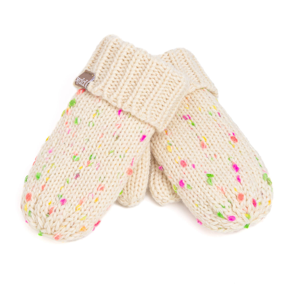 Speckled Knit Mittens