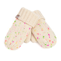 Speckled Knit Mittens