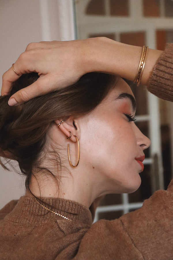Twist Hoop earrings
