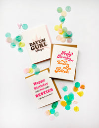 Bestie Birthday Card