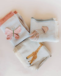 Savannah-Organic 3D Jacquard Sweater Knit Baby Blanket