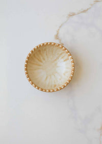 Ruffled Edge Ceramic Pinch Bowls