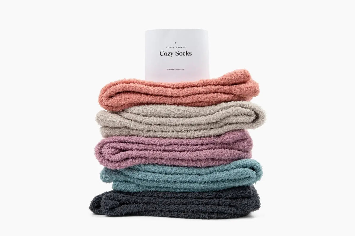 Cozy Cloud Socks - Orchid Purple