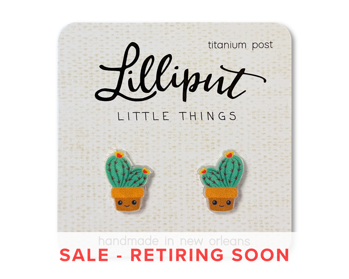 Kawaii Cactus Earrings