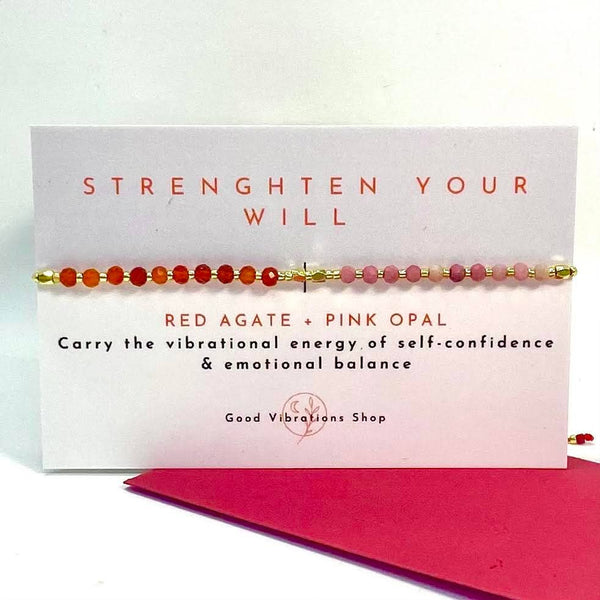 Strengthen Your Will  ⎮ Gemstone Intention Bracelet