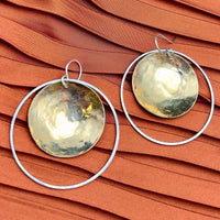 Handmade Halo'd Eclipse Earrings