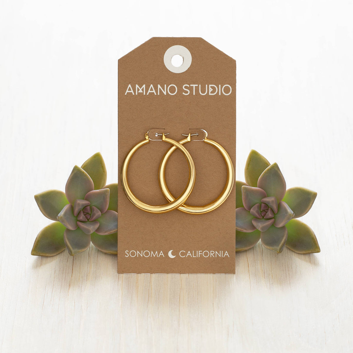 Large Maria Hoops