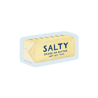 Sassy Salty Butter Stick Sticker