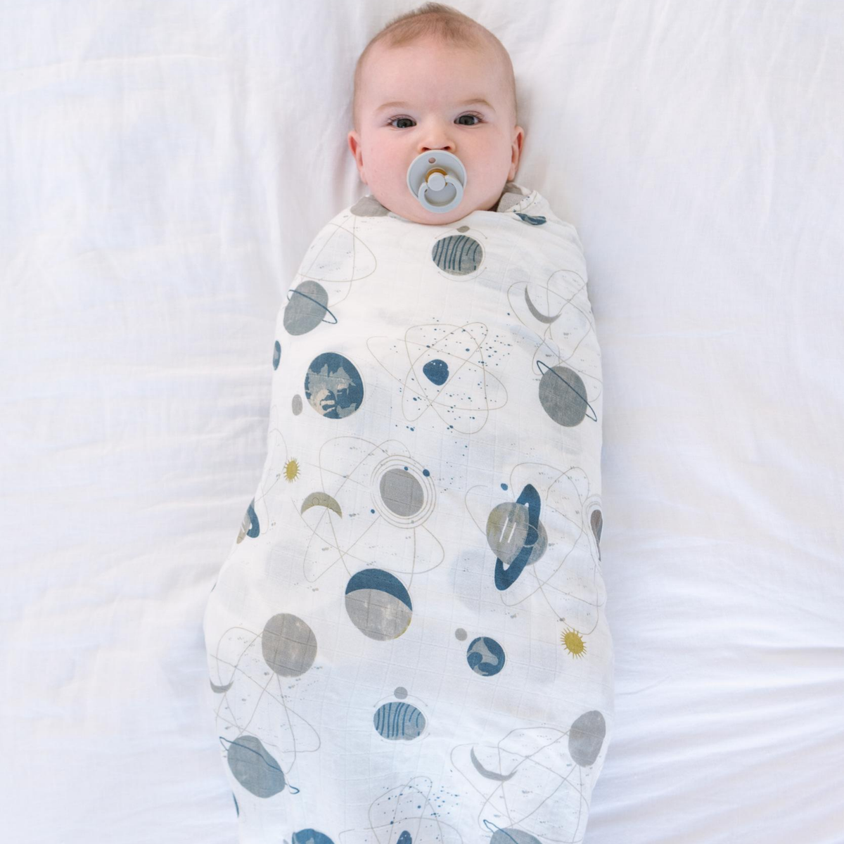 Bamboo Muslin Swaddle - Space