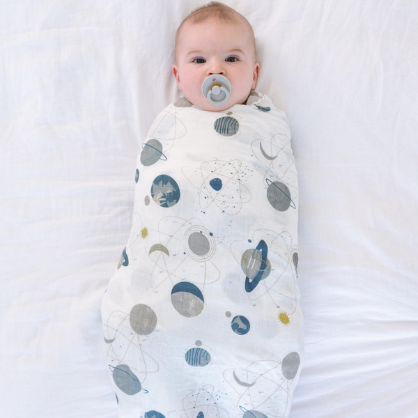 Bamboo Muslin Swaddle - Space
