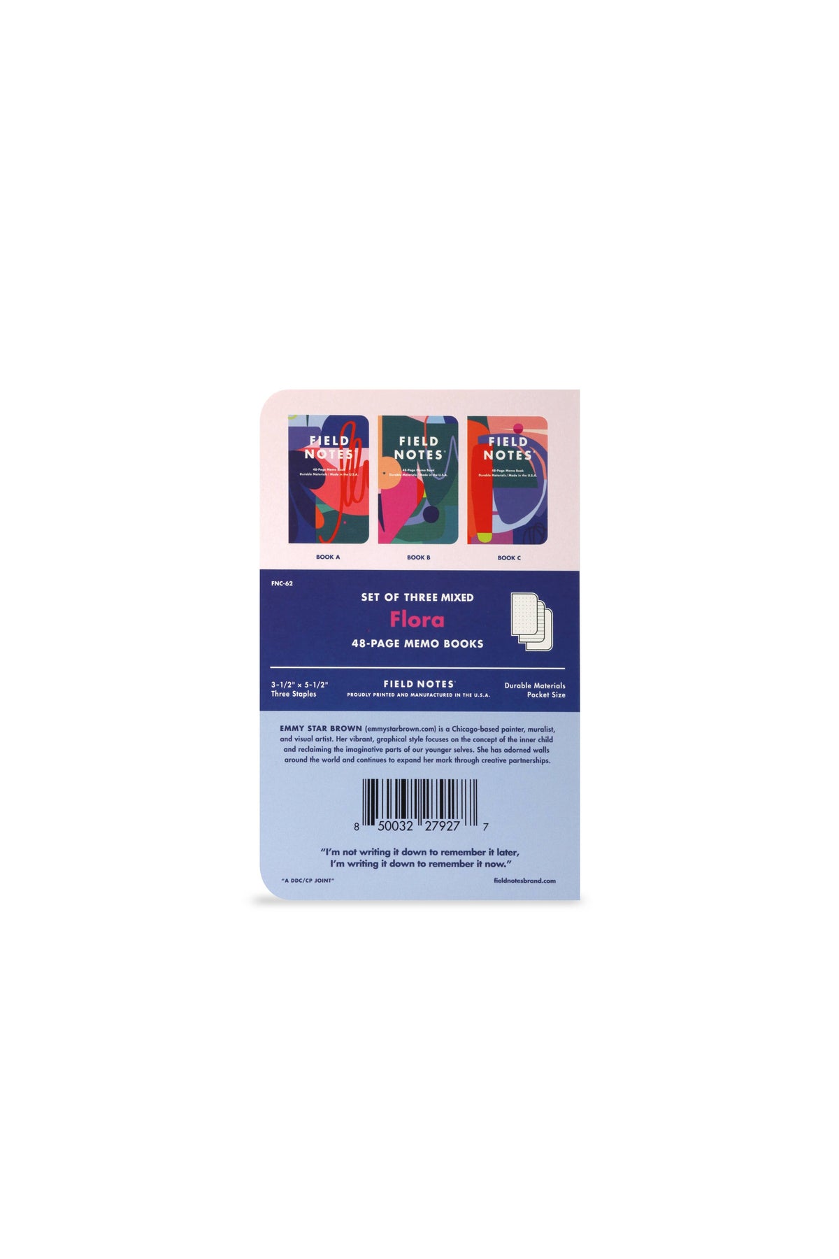 Flora Notebook 3-Pack