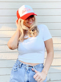 I Need A Diet Coke Mesh Back Trucker Hat