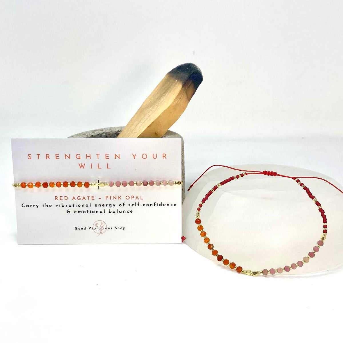 Strengthen Your Will  ⎮ Gemstone Intention Bracelet