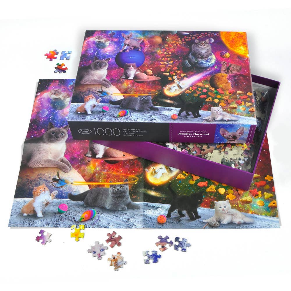Norwood Galaxy Cats 1000 Piece Jigsaw Puzzle