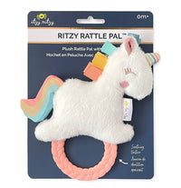 Plush Rattle Pal with Teether