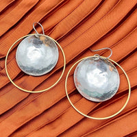 Handmade Halo'd Eclipse Earrings