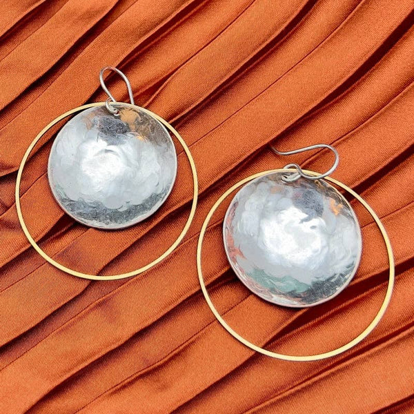 Handmade Halo'd Eclipse Earrings