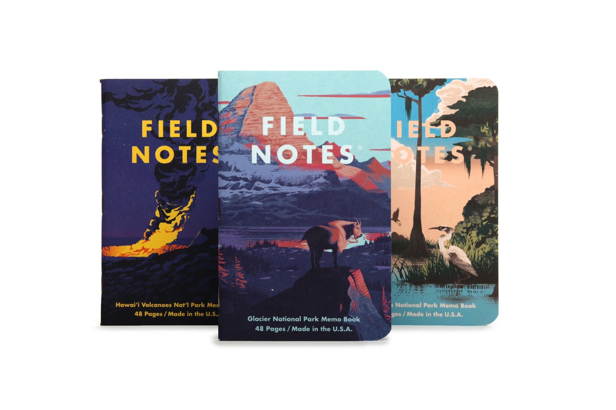 National Parks Notebook Series F - 3 pack