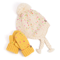 Speckled Knit Mittens