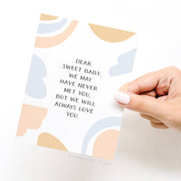 Dear Sweet Baby Card