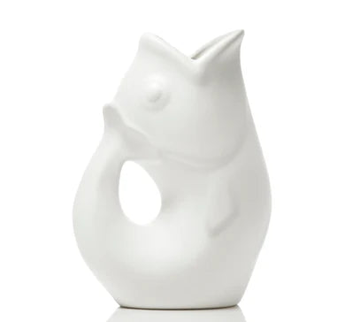 Matte White Gurgle Pot
